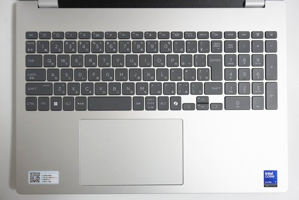 HP OmniBook 7 16-ayのキーボード全体