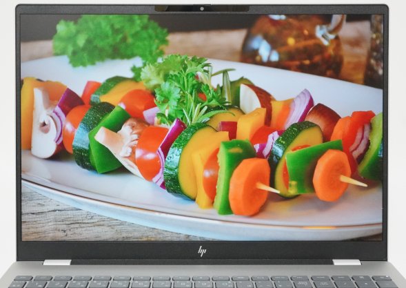 HP OmniBook 7 16-ayのディスプレイの色の見え方