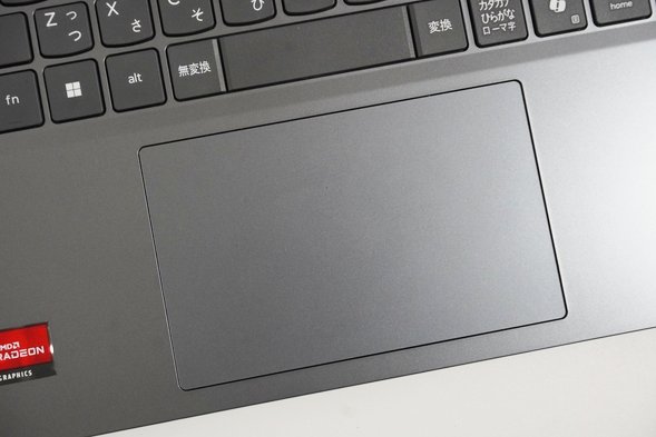 Ideapad Slim 3 Gen 10 14型AMDのタッチパッド